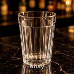 Vintage Russian Faceted Glasses Set of 4 USSR Graneny Stakan Barware Tumblers