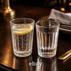Vintage Russian Faceted Glasses Set of 4 USSR Graneny Stakan Barware Tumblers