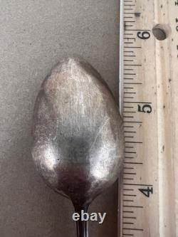 Vintage Russian Soviet 875 Silver Spoons Set of 4 Solid Silver 103g USSR Flatwar
