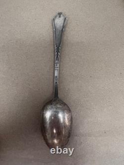 Vintage Russian Soviet 875 Silver Spoons Set of 4 Solid Silver 103g USSR Flatwar