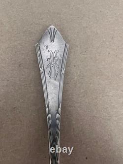 Vintage Russian Soviet 875 Silver Spoons Set of 4 Solid Silver 103g USSR Flatwar