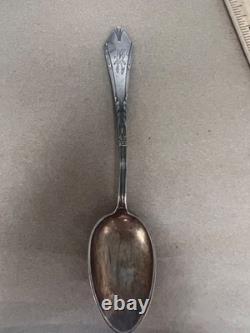 Vintage Russian Soviet 875 Silver Spoons Set of 4 Solid Silver 103g USSR Flatwar