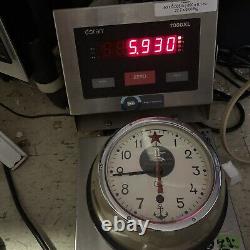 Vintage Russian Soviet CCCP Kauahguyckue Maritime Submarine Clock Nice Condition