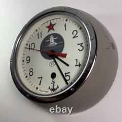 Vintage Russian Soviet CCCP Komandirskie Maritime Submarine Clock Tested Working