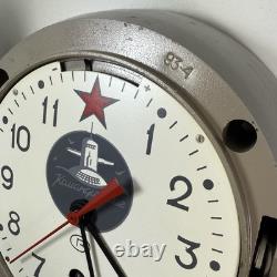 Vintage Russian Soviet CCCP Komandirskie Maritime Submarine Clock Tested Working