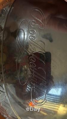 Vintage Russian Soviet Electric Samovar Engraved Metal USSR