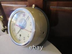 Vintage Russian Soviet Navy Komandirskie Red Star Submarine Clock