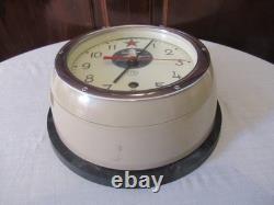 Vintage Russian Soviet Navy Komandirskie Red Star Submarine Clock