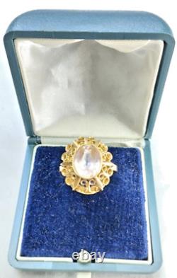 Vintage Russian Soviet Ring Gold 14k USSR, women's Jewelry Size 6