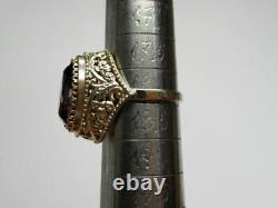 Vintage Russian Soviet Sterling Silver 875 Ring Alexandrite, Women's Jewelry 8.5