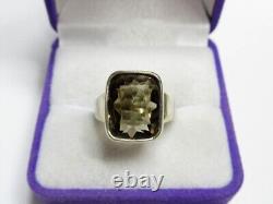 Vintage Russian Soviet Sterling Silver 875 Ring Rauch, Women's Jewelry Size 6