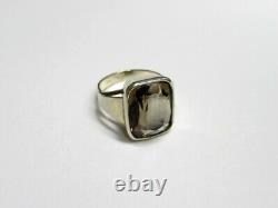 Vintage Russian Soviet Sterling Silver 875 Ring Rauch, Women's Jewelry Size 6