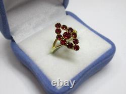 Vintage Russian Soviet Sterling Silver 875 Ring, Women's Jewelry Size 6.5 USSR