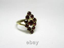 Vintage Russian Soviet Sterling Silver 875 Ring, Women's Jewelry Size 6.5 USSR