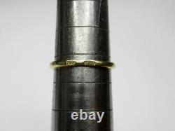 Vintage Russian Soviet Sterling Silver 875 Ring, Women's Jewelry Size 6.5 USSR