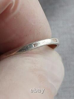 Vintage Russian Soviet Sterling Silver 925 Ring Ruby USSR, Women's Jewelry 7.25