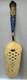Vintage Russian Soviet Ussr Enamel Kremlin 875 Silver Pierced Pie Cake Server