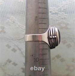 Vintage Russian Soviet USSR Sterling Silver Alexandrite Handmade Custom Ring