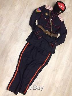 Vintage Russian Soviet uniform. Tunic, trousers, hat. Cossack