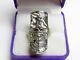 Vintage Russian Sterling Silver 925 Ring, Women's Jewelry Size 8.5
