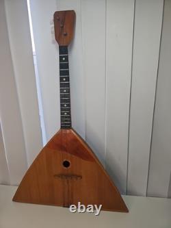 Vintage Russian balalaika, 3 strings, Made In 1972 USSR (Soviet) Leningrad