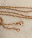 Vintage Soviet 14k 583 Rose Gold Woven Chain Necklace Nwot Ussr Russian 5.7g