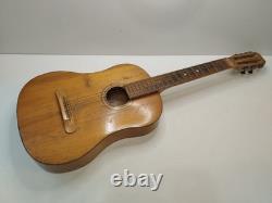Vintage Soviet 7 String Acoustic Guitar Lunacharsky USSR Russian Project Rare