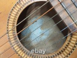 Vintage Soviet 7 String Acoustic Guitar Lunacharsky USSR Russian Project Rare