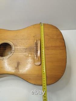 Vintage Soviet 7 String Acoustic Guitar Lunacharsky USSR Russian Project Rare