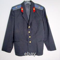 Vintage Soviet Armed Forces Jacket with KGB Russian Police ID Booklet