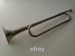 Vintage Soviet Era Pioneer Bugle Horn USSR Russian Brass Musical Instrument