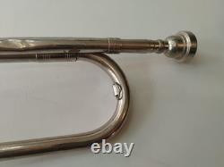 Vintage Soviet Era Pioneer Bugle Horn USSR Russian Brass Musical Instrument
