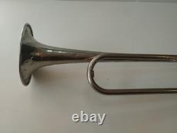 Vintage Soviet Era Pioneer Bugle Horn USSR Russian Brass Musical Instrument