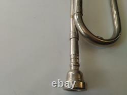 Vintage Soviet Era Pioneer Bugle Horn USSR Russian Brass Musical Instrument