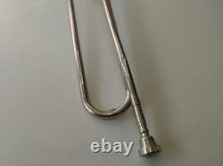 Vintage Soviet Era Pioneer Bugle Horn USSR Russian Brass Musical Instrument