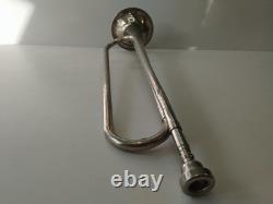 Vintage Soviet Era Pioneer Bugle Horn USSR Russian Brass Musical Instrument