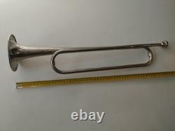 Vintage Soviet Era Pioneer Bugle Horn USSR Russian Brass Musical Instrument