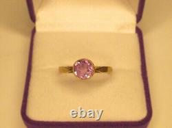 Vintage Soviet Ring Russian Sterling Silver 875 Alexandrite Stone Size 8 USSR