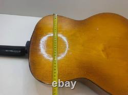 Vintage Soviet Russian 7-String Acoustic Guitar USSR Parlor With Original Case
