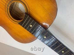 Vintage Soviet Russian 7-String Acoustic Guitar USSR Parlor With Original Case