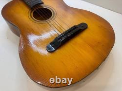 Vintage Soviet Russian 7-String Acoustic Guitar USSR Parlor With Original Case