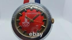 Vintage Soviet Russian 80s Olympic Raketa watch