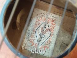 Vintage Soviet Russian Acoustic Guitar Chernihiv USSR 1970s Rare Musical Item
