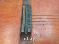 Vintage Soviet Russian Acoustic Guitar Chernihiv USSR 1970s Rare Musical Item