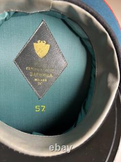 Vintage Soviet Russian Officer Visor Hat USSR Army Cap Zarnitsa Moscow 1990s 90s