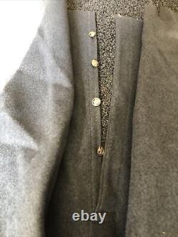 Vintage Soviet Russian Russia USSR Navy Pea Coat Jacket Size L