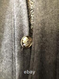 Vintage Soviet Russian Russia USSR Navy Pea Coat Jacket Size L