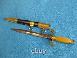 Vintage Soviet Russian USSR Army 1941 Officer's Dagger Naval