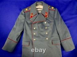 Vintage Soviet Russian post WW2 Marshal of Armor Winter Overcoat Coat Uniform