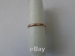 Vintage Soviet Solid Rose Gold Ring 14K 583 Alexandrite US Size 9.5 Russian USSR